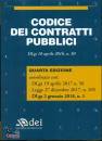 DEI, Codice dei contratti pubblici