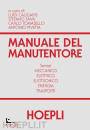 CALLIGARIS-FAVA-..., Manuale del manutentore