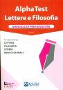 BORGONOVO PAOLA, Lettere e filosofia . Manuale di preparazione