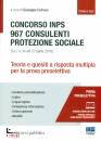 COTRUVO GIUSEPPE /ED, Concorso INPS 967 consulenti protezione sociale