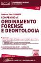 CORBETTA FEDERICA G., Compendio di ordinamento forense e deontologia