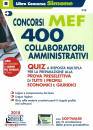 SIMONE, 400 Collaboratori Amministrativi - MEF - Quiz