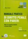 ZINCANI MARCO, Manuale pratico di diritto penale con pareri