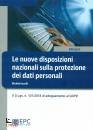 IASELLI MICHELE, Nuove disposizioni nazionali sulla protezione ...