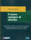 REHO GIOVANNI, Il nuovo assegno di divorzio