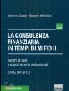 CATALDO - MARCHETTA, La consulenza finanziaria in tempi di MIFID II
