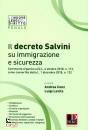 CONZ - LEVITA, Il decreto Salvini su immigrazione e sicurezza