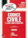 BARTOLINI FRANCESCO, Codice civile e leggi complementari