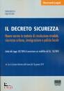 BEDESSE - PICCIONI, Il decreto sicurezza