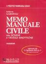 GAROFOLI ROBERTO, Memo manuale civile con schemi e tavole sinottiche