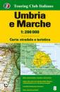 immagine di Umbria Marche CARTA STRADALE 1:200.000