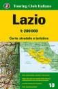 immagine di Lazio. Carta stradale  1:200.000 VE