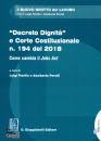 FIORILLO PERULLI, Decreto dignit  e corte costituzionale n.194 2018