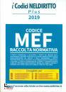 NEL DIRITTO, Codice MEF Raccolta normativa