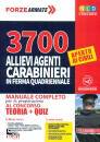 NEL DIRITTO, 3700 allievi agenti Carabinieri ferma prefissata