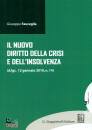 FAUCEGLIA GIUSEPPE, Il nuovo diritto della crisi e dell