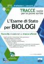 SARTORIS STEFANIA/ED, Eame di Stato per Biologi Tracce svolte