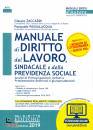 immagine di Manuale di diritto del lavoro, sindacale e ...