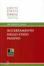 CAIAFA ANTONIO, Accertamento dello stato passivo