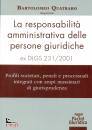 QUATRARO BARTOLOMEO, La responsabilit amministrativa delle persone ...