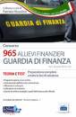 NISSOLINO PADRIZIA, 965 allievi finanzieri nella guardia di finanza