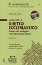 DEL GIUDICE FEDERICO, Manuale di Diritto Ecclesiastico VE