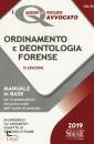 QUADERNI, Ordinamento e deontologia forense manuale di base