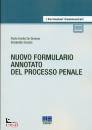 DE SIMONE - DONATO, Nuovo Formulario annotato del processo penale