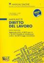 DEL GIUDICE - S., Manuale di Diritto del Lavoro