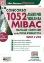 CONCORSO, 1052 Assistenti Vigilanza MIBAC - Manuale completo