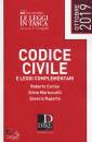 immagine di Codice civile e leggi complementari 2019