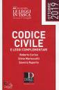 CARLEO - RUPERTO -., Codice civile e leggi complementari 2019