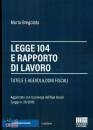 BREGOLATO MARTA, Legge 104 e rapporto di lavoro