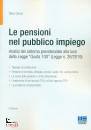 immagine di Le pensioni del pubblico impiego