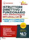 NEL DIRITTO, Istruttore direttivo e funzionario area amm.