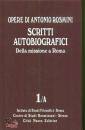 immagine di Scritti autobiografici. Dalla missione a Roma