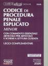 SIMONE, Codice di Procedura Penale Esplicato minor