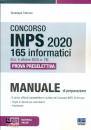 COTRUVO GIUSEPPE, 165 informatici Concorso INPS 2020 Manuale