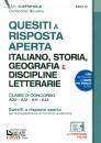 SIMONE, Quesiti a risposta aperta Italiano, Storia,...