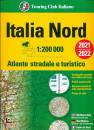 AA.VV., Italia NORD atlante stradale 1:200000 Ed 2021-2022