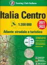 AA.VV., Italia CENTRO atlante stradale 1:200.000 2021-2022