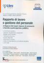 immagine di Rapporto di lavoro e gestione del personale