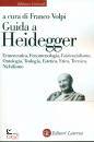 VOLPI FRANCO /ED, Guida a Heidegger Ermeneutica fenomenologia ...