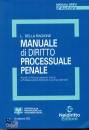 DELLA RAGIONE LUCA, Manuale di diritto processuale penale