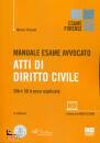 MARCO ZINCANI, Manuale Esame Avvocato Atti di Diritto civile