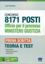 TRAMONTANO LUIGI, 8171 posti Ufficio per il processo M. Giustizia