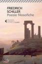 SCHILLER FRIEDRICH, Poesie filosofiche