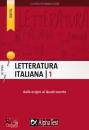 immagine di Letteratura italiana Vol 1: Dalle origini al 