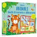 USBORNE, Animali. giochi di memoria e abbinamento