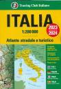 TOURING CLUB, Atlante stradale Italia 1:200.000 2023-2024